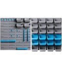 Giantz 44 Bin Wall Mounted Rack Storage Organiser