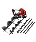 Giantz 92CC Petrol Post Hole Digger Drill Borer Fence Extension Auger Bits-DI-SF