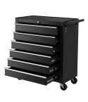 Giantz Tool Box Trolley Chest Cabinet 6 Drawers Cart Garage Toolbox Set Black