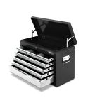 Giantz 9 Drawer Mechanic Tool Box Cabinet Storage - Black & Grey