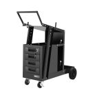 Giantz 4 Drawer Welding Trolley - Black