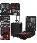 816pcs Tool Kit Trolley Case Mechanics Box Toolbox Portable DIY Set BK