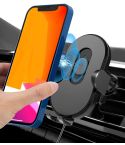360 Wireless Car Charger Mount with Auto-Clamping (15w Fast Charging)