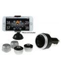 Gator DIY BT Wireless Car Tyre Pressure Monitor Monitoring System App Control TPM