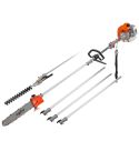 MTM 62CC Long Reach Pole Chainsaw Hedge Trimmer Pruner Chain Saw Cutter Multi Tool