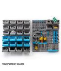 Baumr-AG 44 Part Storage Bin Rack Wall Mounted Tool Organiser Box Shelving