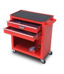 BULLET Tool Kit Chest Cabinet Box Set Storage Metal Wheels Rolling Drawers Steel Red