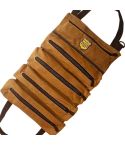 Yaama Heavy waxed canvas tool Roll, Tool Bags, water resistance Multi-Purpose Tool Roll Up Bag, Wrench Roll Pouch