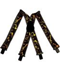 Heavy Duty Work Tool Belt Suspenders with Strong Clips Adjustable X -Back Comfortable Braces for Men Women,Work Braces