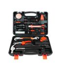 25Pcs Household Hand Tools Set Kit Box with Hard Storage Case Home Supplies