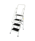 Foldable Non Slip 4 Step Steel Ladder