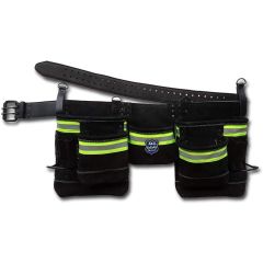 Genuine suede cowhide leather carpenter's tool belt tool apron tool pouch