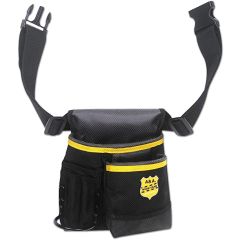 Durable tool pouch apron tool belt in 1680 D Nylon / polyester with a webbing belt