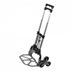 Stair Climbing Trolley 6 Wheels Aluminium Folding Hand Cart Climb Steps