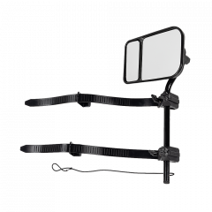 2x Towing Mirrors Pair Clip on Multi Fit Clamp On Towing Caravan 4X4 Trailer